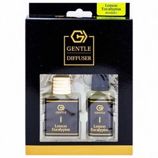 젠틀 프리미엄 디퓨저 120ml-레몬유칼립투스, 젠틀 디퓨저 차량용 45ml(리필 30ml포함)-레몬