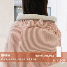 USB 휴대용 전기담요 전기무릎 발열 담요 1인용 여행용 전기장판 차량용, ., I.10000mAH 충전기포함