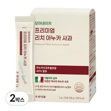 모어네이처 이탈리아 리치 아누카 사과 고농축 600% 추출분말 30포, 60g, 2개