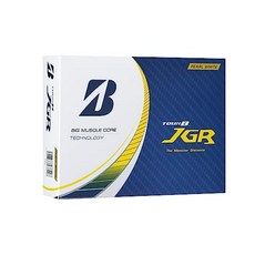  2023년 브리지스톤 투어 B JGR 골프공 12개세트, 펄 화이트, 12개 