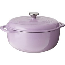  롯지 Enameled Cast Iron 냄비 13종 Blue 6쿼트, Lilac 