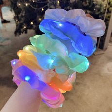 인싸 관종 필수템 시선 강탈 led 곱창 머리끈
