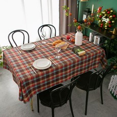 겨울인테리어 크리스마스테이블보 연말집콕파티 서촌상점 크리스마스테이블세팅 책상천 손안에마트, 140x220cm, D(스퀘어)