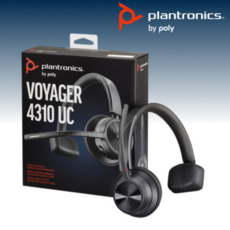 POLY 플랜트로닉스 블루투스
 Poly 플랜트로닉스 보이저 4310 UC 폴리 PLANREONICS VOYAGER 블루투스 모노 헤드셋 RETAIL USB-A/C타입(MS Teams 버전)