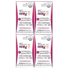(미리주문)비에날퀸 다이어트 유산균 4개월분(450mg x 60캡슐 x 4통), 60정, 4개