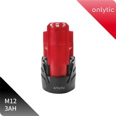 온리틱 밀워키 배터리 M12 12V 3AH 6AH 호환공구, 1개 - m12i