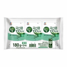 CJ 제일제당 행복한콩 국산콩100% 두부 부침용 (180gx3개), 4개, 540g