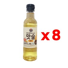 백설 맛술 생강, 500ml, 8개