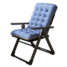 BOSUN 1인용 접이식 리클라이너 의자 독서 편한 휴식, 블루, [9 기어