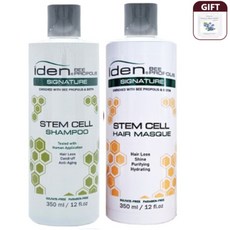 [샴푸+트리트먼트] 아이덴 시그니처 헤어마스크 프로폴리스 탈모샴푸 350ml+헤어마스크 350ml+블루베리팩1매