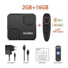 휴비나인 tv수신기 스마트 올위너 H618 더블 와이파이 셋톱 박스 안드로이드 12 G96 맥스 TV 24G 및 5G BT40 HDR10 4GB 64GB 고속 미디어 플레이어 신제, 영국 플러그_2G 16G Voice Remot, Eu 플러그+2G 16G Voice Remot