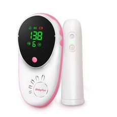 배란기테스트 Hao Li Babyfun H5W 무선 도플러 태아 심박수 모니터 태아 심박수 모니터링 배란 임신 테스트기, 표준 장비 : 태아 심장 장치 +