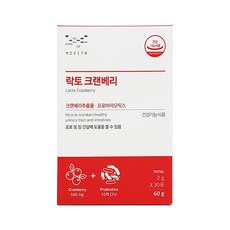 [모비타] 락토 크랜베리 30일분(2g x 30포), 1개, 단품