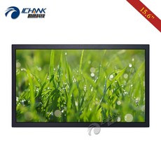 산업용 모니터 B156TN ABHUV 15.6 1366x768 16 : 9 와이드 스크린 HDMI 원격 제어 금속 케이스 LCD PC USB 포트 플러그 형 U 디스크 비디오