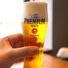산토리 더 프리미엄 몰츠 맥주잔 380ml 하이볼 칵테일 전용 맥주잔, 1개