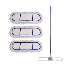 크린메이트 백사 대걸레 60cm 3P + 스텐봉, 1세트