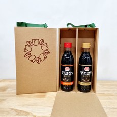 해표 진간장S + 양조간장 돌답례품 명절 선물세트, 4세트, 500ml