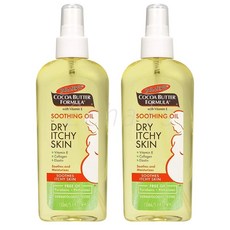팔머스코코아버터 드라이 오일 임산부 튼살 민감피부 150ml(5.1oz) 2팩 Palmer's Soothing Oil Dry Itchy Skin, 1개