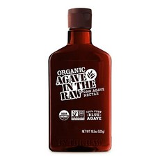 Agave In The Raw Organic Agave Nectar Sweetener B Agave In The Raw 유기농 아가베 넥타 감미료 블루 아가베 시럽 에리스리톨, 524g, 1개