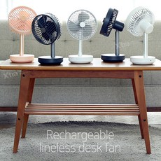 엑스트라 블루스톰 F6 데스크 선풍기, 살몬 핑크
