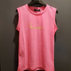 스탭키즈 싱글 네온 변형 민소매 티셔츠