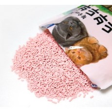  콩비지로 만들어 좋아요 고양이두부모래(복숭아 7L 6개) 응고형 냥이 묘 애 