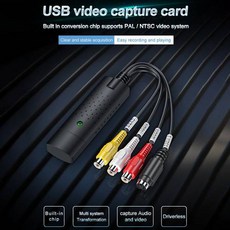 VHS- 디지털 변환기 USB 2.0 비디오 변환기 오디오 캡처 카드 VHS 박스 VHS, 상세내용참조