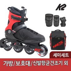 K2 정품 핏 80 프로 성인 인라인 스케이트+가방+보호대+신발항균건조기 외
