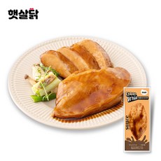 햇살닭 더촉촉한 닭가슴살 매콤데리야끼맛 (100g) 소스 닭가슴살, 10개, 100g