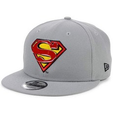 DC 코믹스 슈퍼맨 메탈 앤 스레드 9FIFTY Snapback Cap Grey
