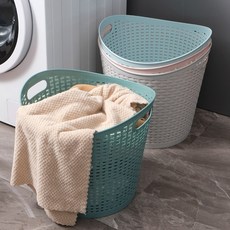 라이크하우스 철제 2단 빨래바구니 화이트 상품 이미지