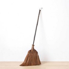 긴빗자루 인테리어 빗자루 야자수 싸리비, 높이 74cm, 1개