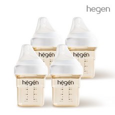 헤겐 PPSU 젖병 150ml 4P 쿼드팩 젖꼭지포함, 상세설명 참조, 없음