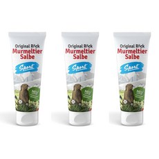 오스트리아 오리지널 국민연고 Marmot 마멋연고 두더지크림 튜브형 75ml x 3개