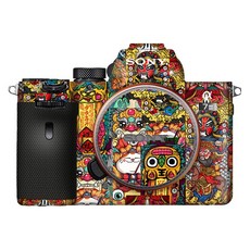 소니 A7III A7 IV A7M4 A7C A7R4 A1 랩 스킨 카메라 바디 스티커 긁힘 방지 보호 필름 A7M3 A7S3 데칼 방수 커버, 06 GC_02 A7M3, 1개
