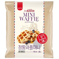 푸드올마켓_ 삼립 정통와플미니 600g(30gx20ea) /냉동 /리뉴얼, 600g, 1개