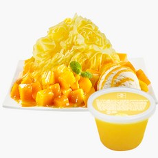 카페노리 스노우빙 망고 (300mL) - 대패타입 빙수얼음, 1개, 300g