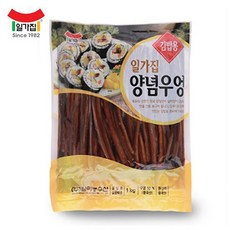 [일가집] 양념우엉 1kg, 없음, 상세설명 참조