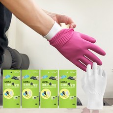 나이텍스 극세사 고무장갑 속장갑 10켤레 / NiTex inner gloves, 1개