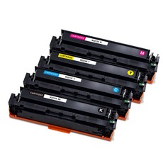 모노테크 HP 호환 W2310A 재생토너 세트 215A M155a M155nw M182n M183fw, 1세트, W2310A 4색/재생 1세트, 검정+파랑+노랑+빨강