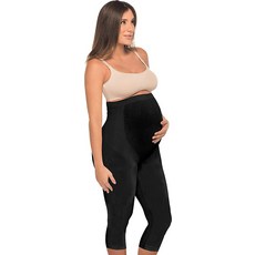 Annette 여성용 부드럽고 이음매 없는 풀 커버리지 임산부 카프리 속옷 레깅.. 정품보장
