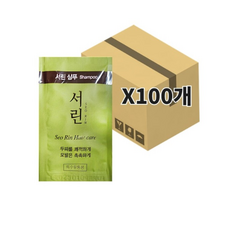 댕기머리 서린 샴푸 8ml 100개입, 100개