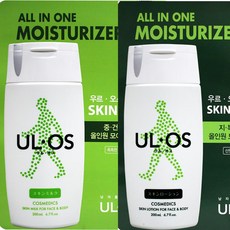 우르오스 스킨워시 500ml 남성용 바디워시, 우르오스 스킨로션 200ml(지/복합성 피부)