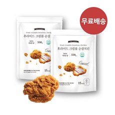 맘이즈백 후라이드 크럼블 순살치킨 국내산 냉장닭 550g 2개