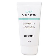 [﻿DIOMER] 디오메르 데일리 선크림 에스테틱 전용 스킨케어 톤업크림, 1개, 70ml