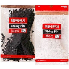 포장용품 택정리 끈 12cm 1000P 전선 정리 택끈, 1개