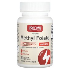 자로우 포뮬라 메틸엽산 엑스트라 강도 400mcg 베지 캡슐 60정, 1개, 100정