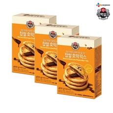 백설 찹쌀호떡믹스, 400g, 3개