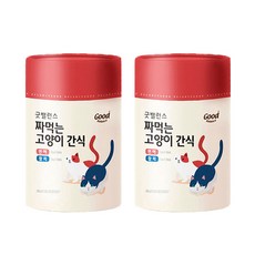 굿밸런스 짜먹는 고양이 간식 30p, 2세트, 참치, 연어