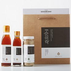 순미락 참기름 선물세트, 1개, 6호(참기름300ml+볶음깨140g)